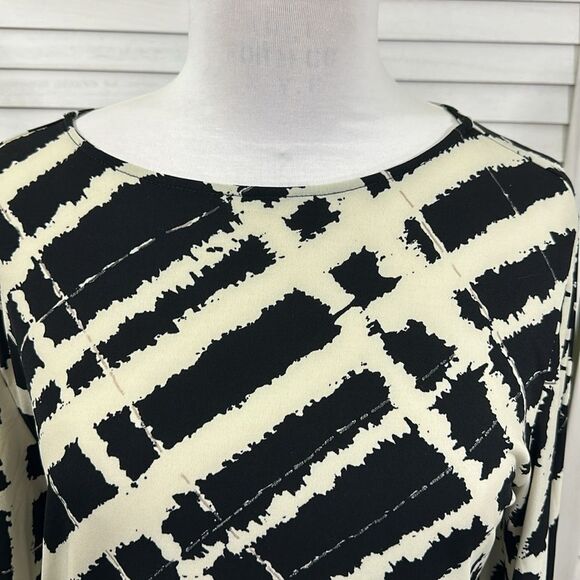 Chico's Kimono Tunic Top Size 2 (12) Flowy - Picture 4 of 10